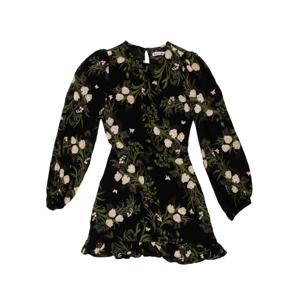 REFORMATION Floral print mini dress